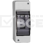 Бокс ОП КМПн 2/2 для 2 авт. выкл. прозр. крышка IP30 ИЭК MKP42-N-02-30-20, фото 1