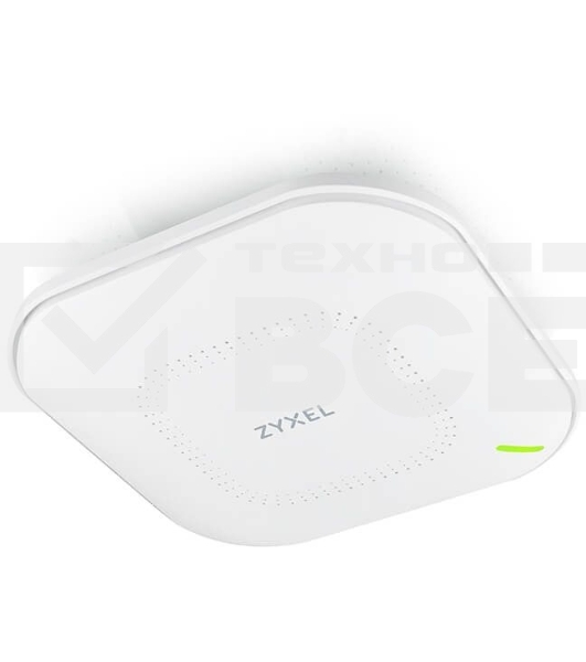 Гибридная точка доступа Zyxel NebulaFlex Pro WAX610D, WiFi 6, 802.11a/b/g/n/ac/ax (2,4 и 5 ГГц), MU-MIMO, антенны 4x4 с двойной диаграммой, до 575+2400 Мбит/с, 1xLAN 2.5GE, 1xLAN GE, PoE, защита от 4G