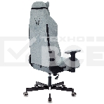 Кресло игровое Knight N1 Fabric серо-голубой Light-28 с подголов. крестовина металл, фото4