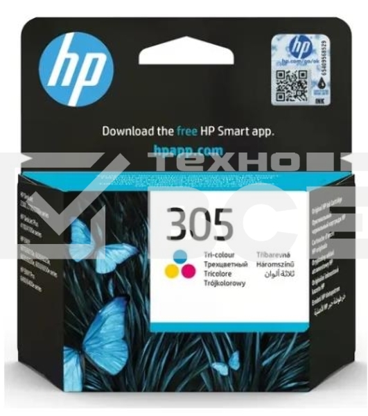 Картридж струйный HP 305 3YM60AE многоцветный (100стр.) (2мл) для HP DJ 2320/2710/2720