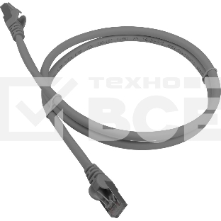Кабель Патч-корд LANMASTER LSZH FTP кат.6A, 1.0 м, серый