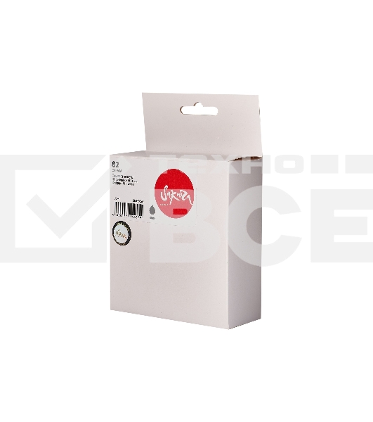 Картридж струйный Sakura CH565A (№82 Black) для HP, черный, 72 мл., 3200 к.