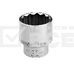 Головка торцевая, 30 мм, 12-гранная, CrV, под квадрат 1/2
