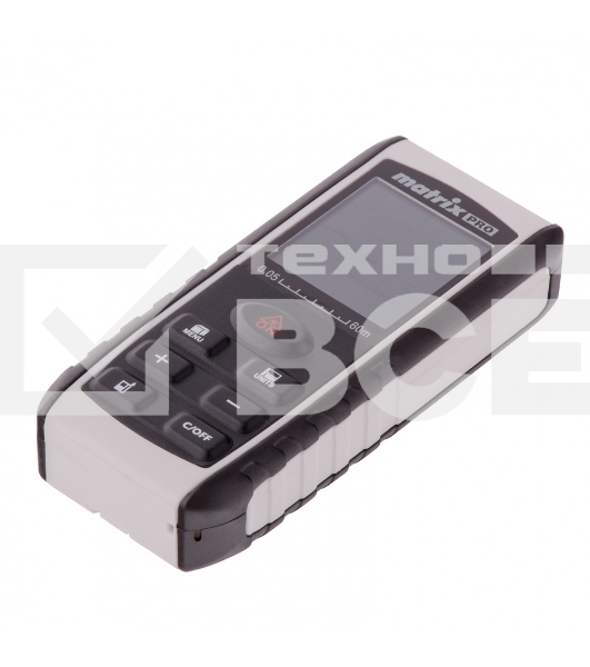 Лазерный дальномер Matrix LD-60, 60м с электронным угломером 38016