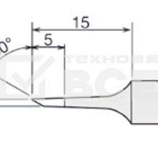 Жало для паяльника Goot PX-60RT-1CR