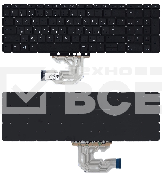 Клавиатура для ноутбука HP 450 G6 черная