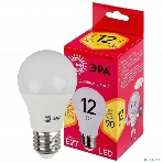 Лампа светодиодная ЭРА RED LINE LED A60-12W-827-E27 R E27 12Вт груша теплый белый свет, фото 1