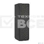 Шкаф телекоммуникационный напольный 42U (600x1000) дверь перф. 2шт, черный, фото4