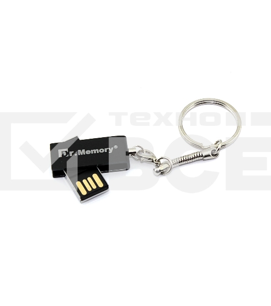 Флеш диск USB Dr. Memory 005 4Гб, USB 2.0, серебристый
