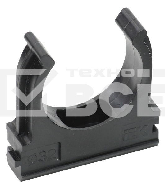 Держатель с защёлкой Iek CTA10D-CF32-K02-050  CF32 IEK черный