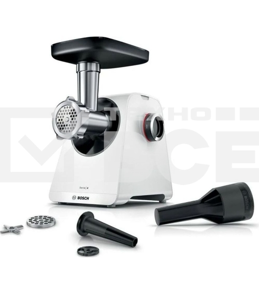 Мясорубка Bosch MFWS420W, 1900W, белый