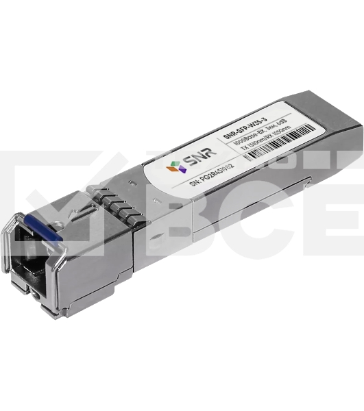 Модуль SFP 1000BASE-X, 3km, 6db, TX 1310nm, DDM enabled