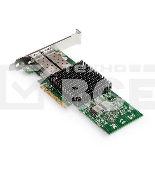 Сетевой адаптер ExeGate EXE-MCX3-2SFP+ (PCI-E x8 v.3, порты 2x SFP+, Dual 10Gb/s, Server NIC Chipset Mellanox ConnectX-3)