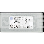 Внешний SSD Kingston XS2000, 1TB, USB 3.2 Gen 2x2 Type-C, R/W 2000/2000, серебристый, фото4