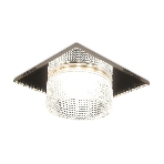 Светильник Ambrella light TN355 CH/CL хром/прозрачный GU5.3+3W (LED WHITE) 95*95*45, фото5