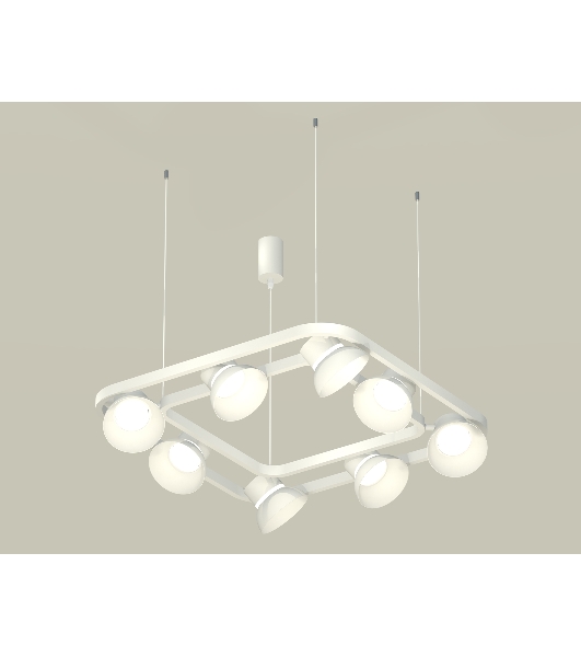 Светильник Ambrella light XB9177080/8 SWH/FR белый песок/белый матовый GX53 (С9177, N8140)