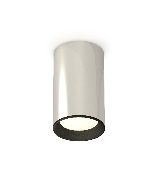 Светильник Ambrella Light XS6325001 PSL/SBK серебро полированное/черный песок MR16 GU5.3 (C6325, N6102)