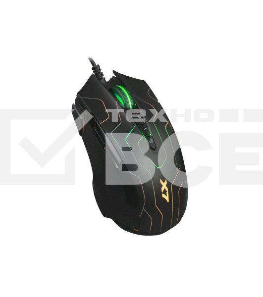 Мышь проводная A4Tech X89 черный, 2400 dpi, USB, кнопки - 8