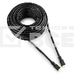 Кабель Cablexpert HDMI CC-HDMI4-20M, 19M/19M, v2.0, медь, позол.разъемы, экран, 20м, черный, пакет, фото14
