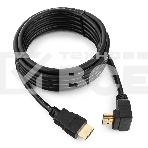 Кабель Cablexpert HDMI CC-HDMI490-10, 19M/19M, v2.0, медь, позол.разъемы, экран, угловой, 3м, черный, пакет, фото4