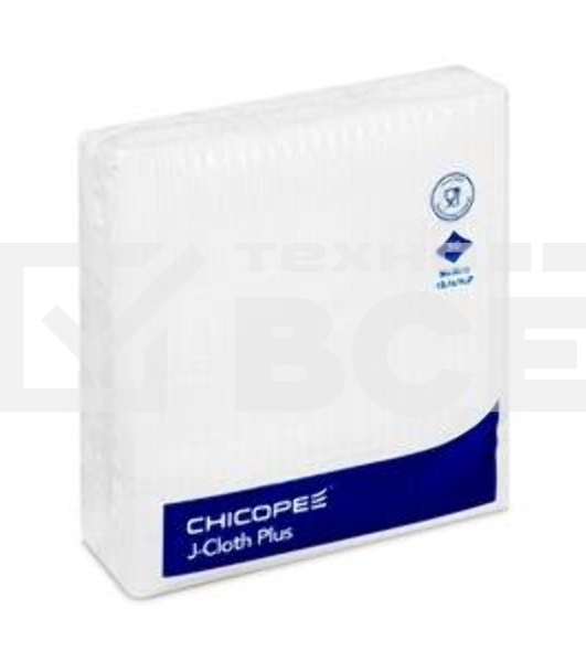 Салфетки универсальные чистящие многократные J-Cloth Plus Medium Wiper белые (Katun/Chicopee) пак/50шт