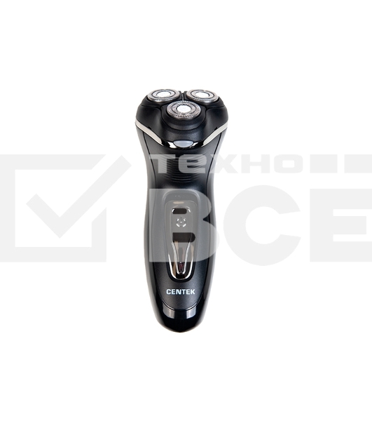 Бритва Centek CT-2166 (хром/черный) ротор, АККУМУЛЯТОР + РАБОТА ОТ СЕТИ,триммер     