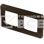 Рамка 2 поста бронза Inspiria, фото 1