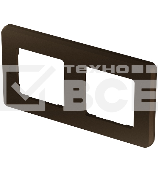 Рамка 2 поста бронза Inspiria