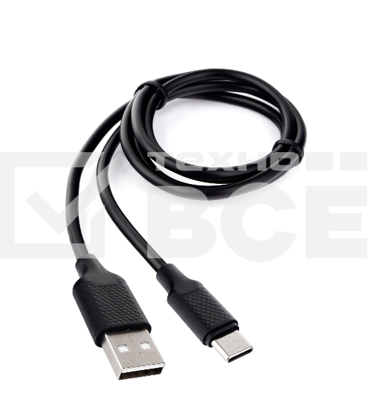 Кабель USB 2.0 Cablexpert CCB-USB2-AMCMO2-1MB, AM/Type-C, издание Classic 0.2, длина 1м, черный, блистер