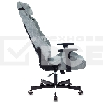 Кресло игровое Knight N1 Fabric серо-голубой Light-28 с подголов. крестовина металл, фото5