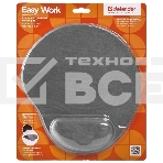 Коврик для мыши Defender гелевый Easy Work (серая лайкра) нескользящ.основа,260х225х5мм, фото7