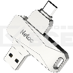 Флеш диск USB Drive Netac U782C NT03U782C-128G-30PN dual USB3.0+TypeC 128GB, retail version, фото8