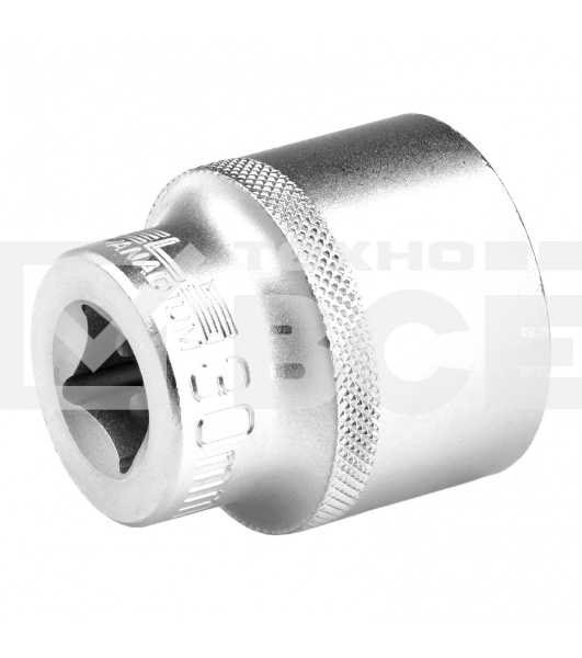 Головка торцевая, 30 мм, 12-гранная, CrV, под квадрат 1/2