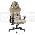 Кресло игровое Бюрократ VIKING KNIGHT LT21 FABRIC песочный крестовина металл/пластик, фото59