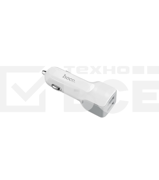 Авто ЗУ/ HOCO HC-78005 Z23/ 2 USB/ Выход: 12W/ белый