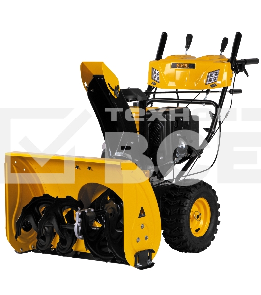Бензиновая снегоуборочная машина SBL 711D PRO, 302cc, эл.старт, фара, обогрев, блок. дифф.  Denzel