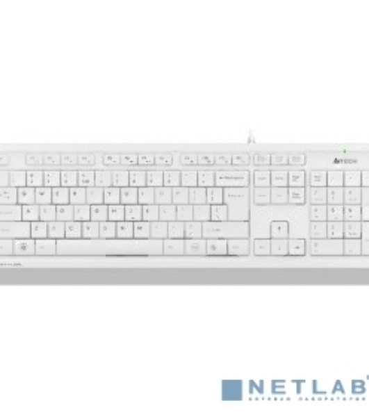 Клавиатура + мышь A4Tech Fstyler F1010 клав:белый/серый мышь:белый/серый USB Multimedia