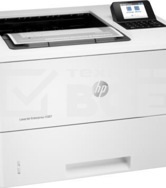 Принтер лазерный HP LaserJet Enterprise M507dn (1PV87A), A4, ч/б, печ. до 43 стр/мин, 1200 x 1200 dpi, USB, RJ-45, Air Print, Mopria