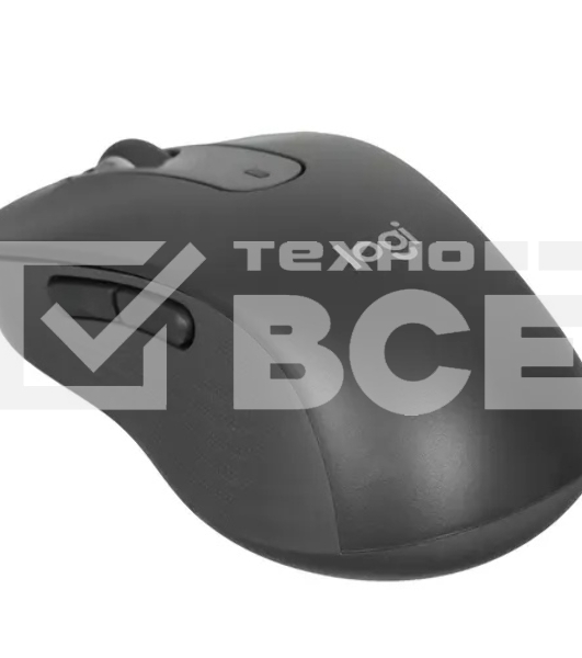 Мышь беспроводная Logitech Signature M650 L LEFT графитовый, 4000 dpi, радиоканал, Bluetooth, USB, кнопки - 5