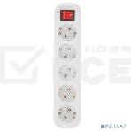 Сетевой фильтр 5bites SP5W-330 5S, 3x1.5мм2, 16A, ABS, 3M, белый, фото 1