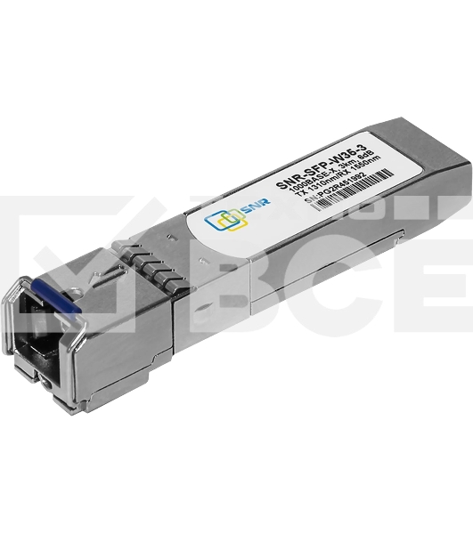 Модуль SFP 1000BASE-X, 3km, 6db, TX 1310nm, DDM enabled