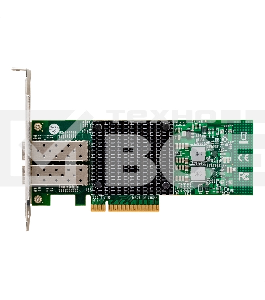 Сетевой адаптер ExeGate EXE-MCX3-2SFP+ (PCI-E x8 v.3, порты 2x SFP+, Dual 10Gb/s, Server NIC Chipset Mellanox ConnectX-3)