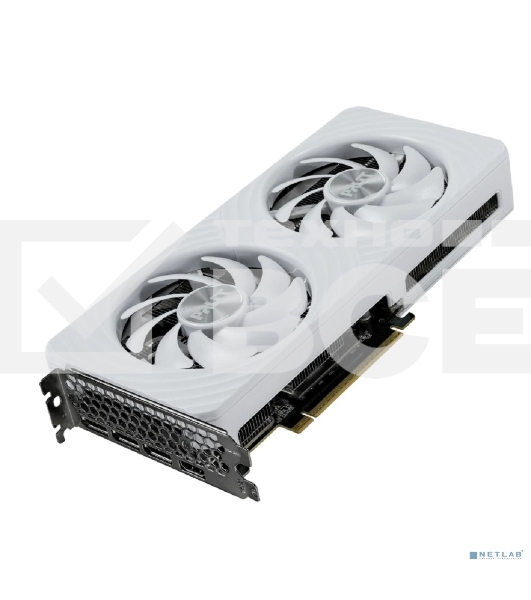 Видеокарта Palit PCIE16 RTX 5060 8Gb PA-RTX 5060 WHITE OC 8Gb белый