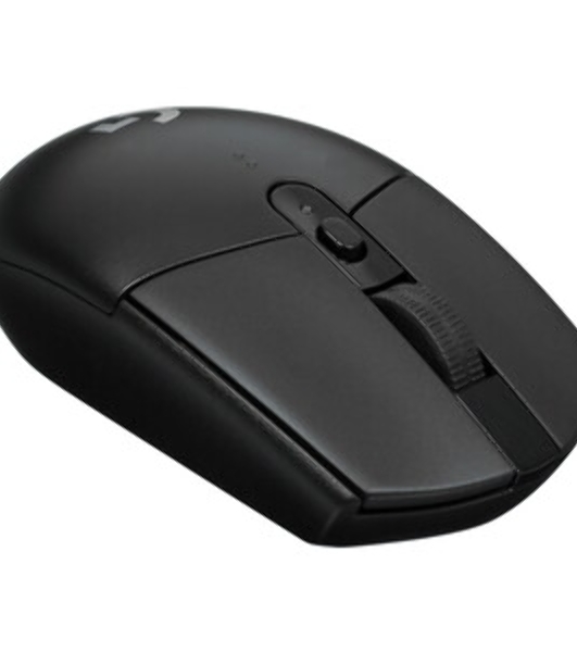 Мышь беспроводная Logitech G304 Lightspeed черный, 12000 dpi, радиоканал, USB, кнопки - 6