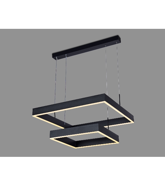 Светильник Ambrella light FA6633/2 BK черный 108W 600*600*720 (ПДУ РАДИО 2.4G)