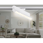 Трековый однофазный светодиодный светильник Ambrella light GL6815 WH белый LED 12W 3000K 24° 230*22*87, фото7