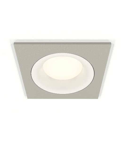 Комплект встраиваемого светильника Ambrella light XC7633001 SGR/SWH серый песок/белый песок MR16 GU5.3 (C7633, N7010)