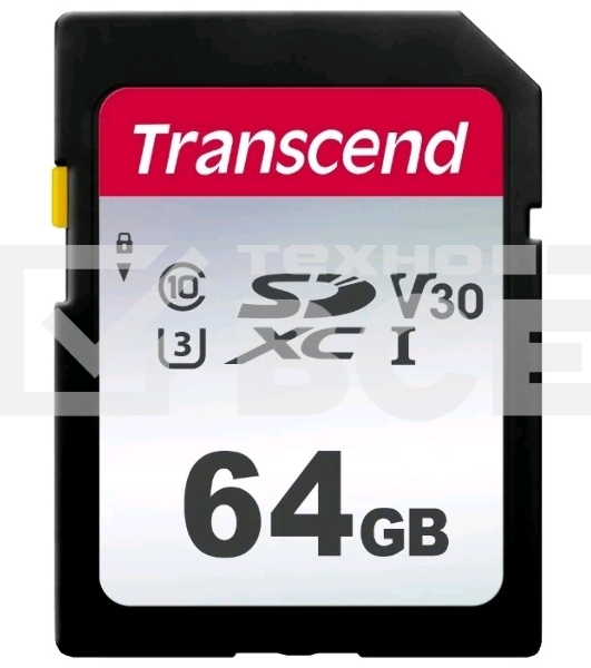 Флеш карта SD 64GB Transcend SDХC UHS-I U3
