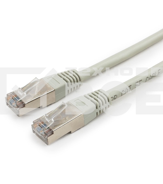 Патч-корд FTP Cablexpert кат.5e, 3м, литой, многожильный (серый)