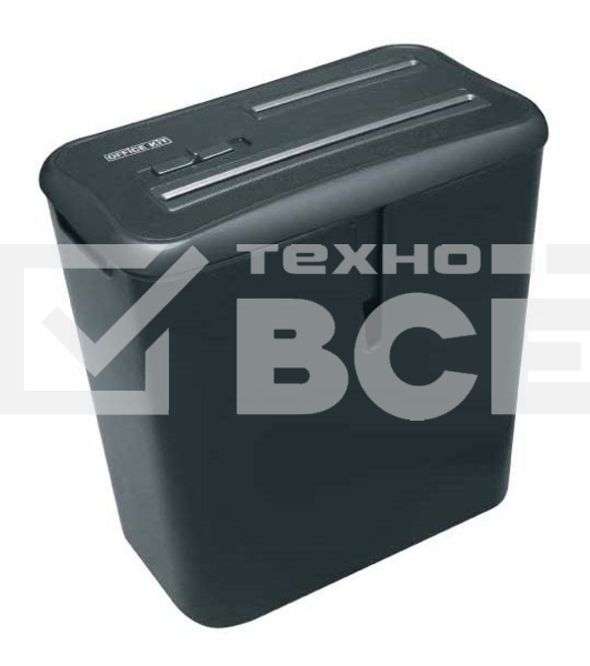 Шредер Office Kit S30 (секр.P-4)/фрагменты/6лист./14лтр./скобы/пл.карты/CD